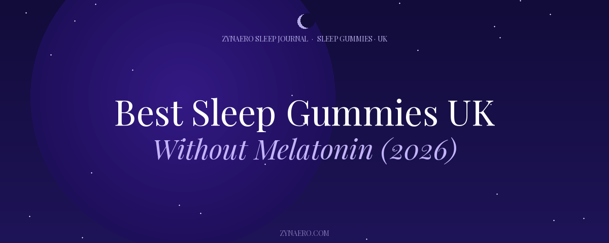 Best Sleep Gummies UK Without Melatonin 2026 — Zynaero Sleep Journal